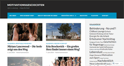 Desktop Screenshot of motivationsgeschichten.com