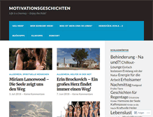 Tablet Screenshot of motivationsgeschichten.com